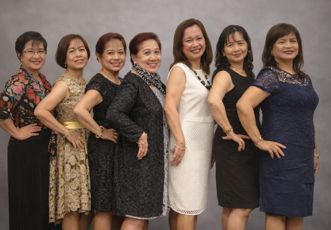 Lineup of women who has the courage to ministry all the womens