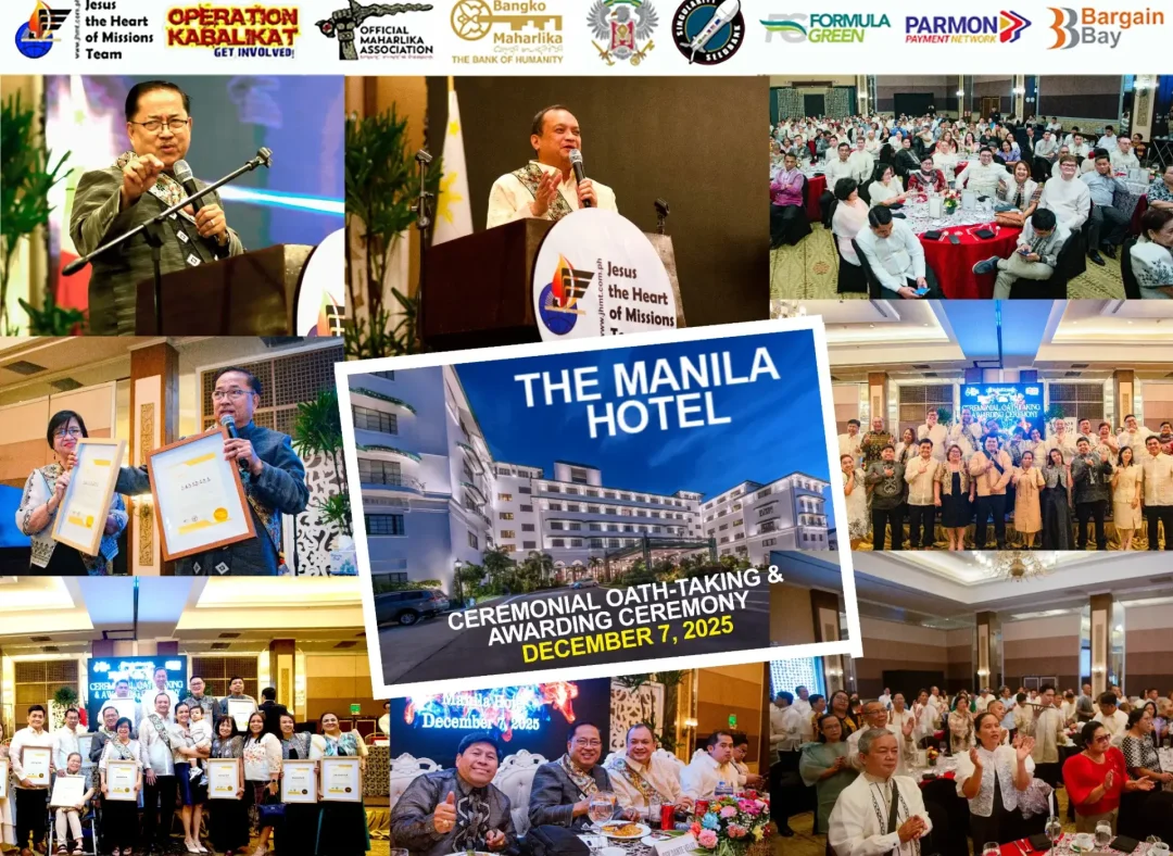 Ceremonial Oath Taking and Awarding Ceremony at The Manila Hotel on December 7, 2025